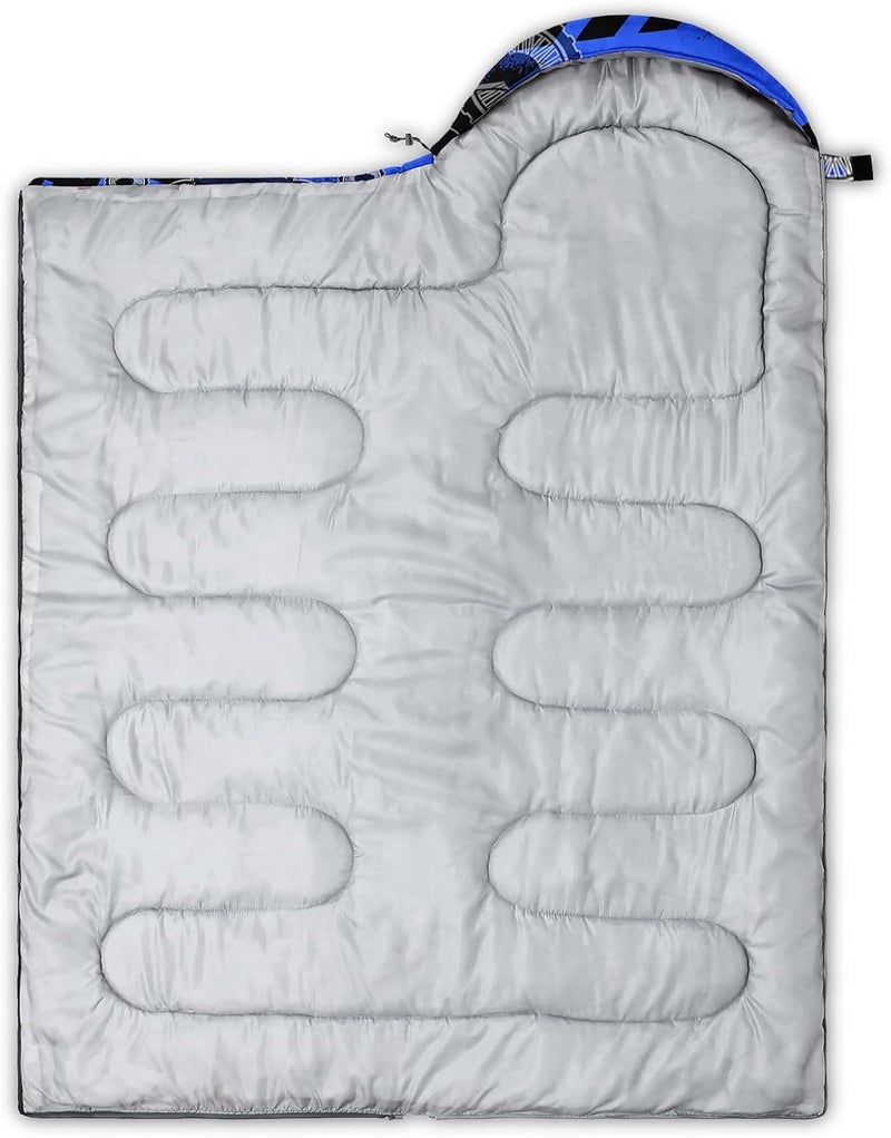 QOOMO Camping Sleeping Bags,3 Season Warm & Cool Weather,Lightweight,Waterproof Sleeping Bags for Adults & Kids,Traveling,and Outdoors - Image 5